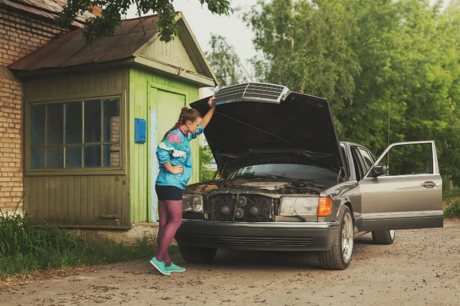 Youngtimer przed sprzedażą do skupu aut w Gdańsku